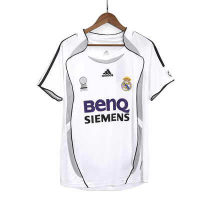 Retro Real Madrid Hemma Fotbollströja SERGIO RAMOS #4 2006/07