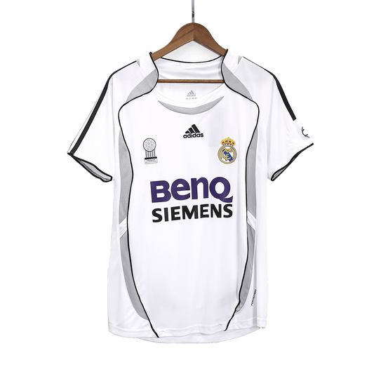 Retro Real Madrid Hemma Fotbollströja SERGIO RAMOS #4 2006/07-1