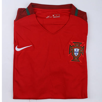 Portugal Hemma Fotbollströjor 2016 Retro