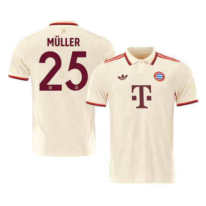 Bayern Munich Tredjeställ Fotbollströja MÜLLER #25 2024/25 Autentisk - UCL