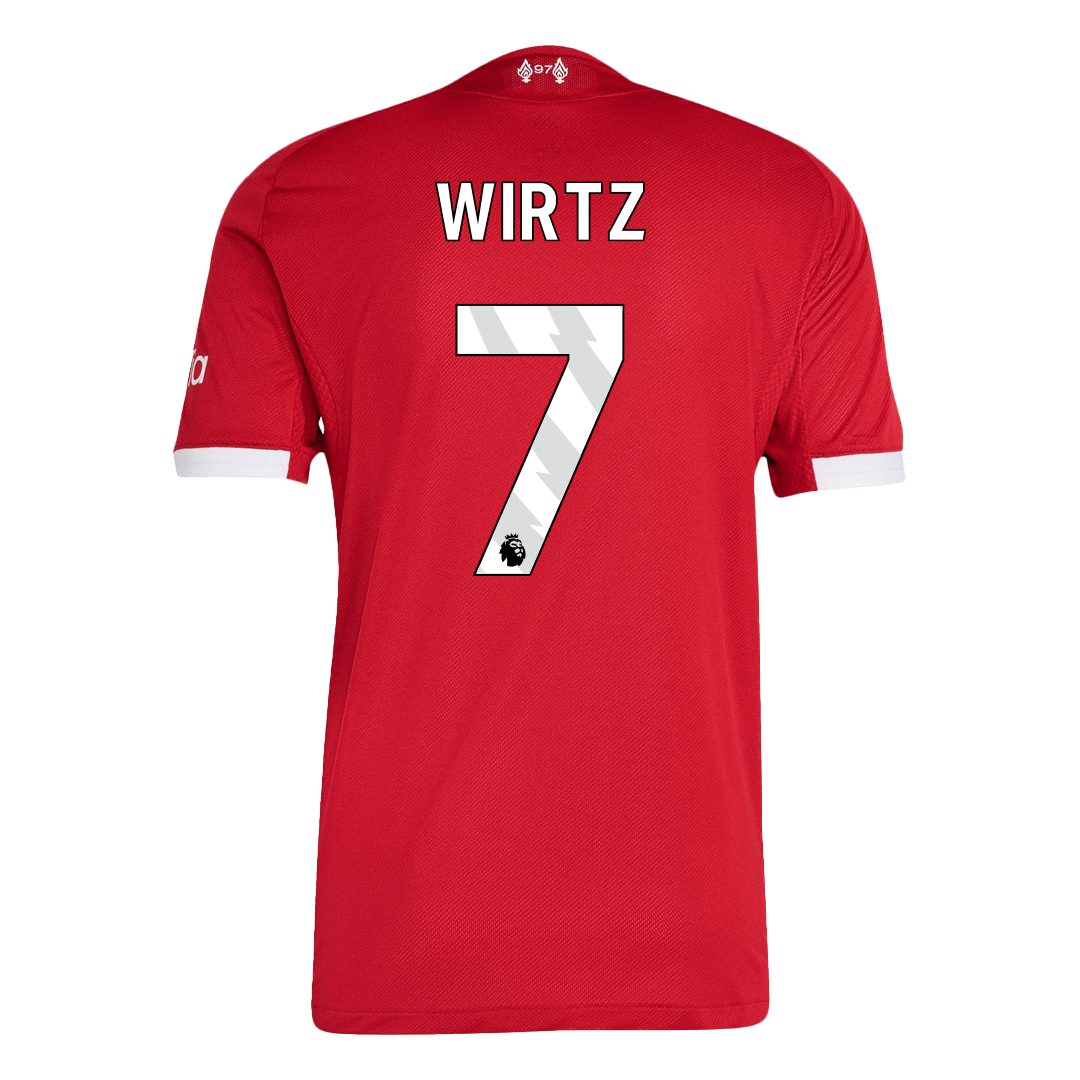 WIRTZ #7 Liverpool Tröja 2025/26 Hemma Autentisk