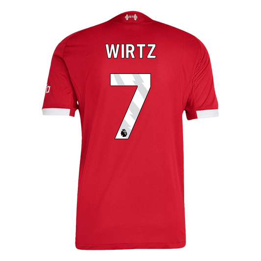 WIRTZ #7 Liverpool Tröja 2025/26 Hemma Autentisk