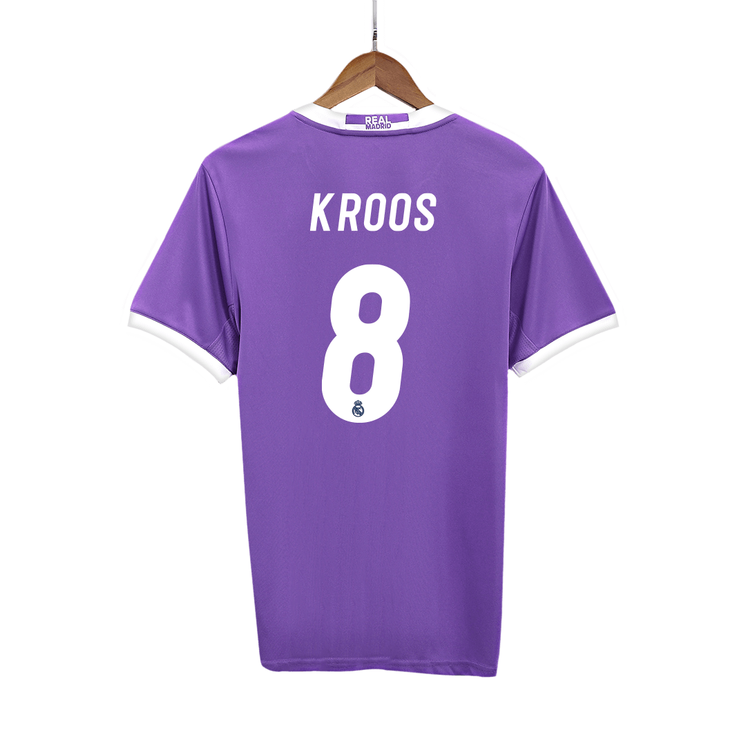 Retro Real Madrid Borta Fotbollströja KROOS #8 2016/17