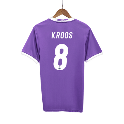 Retro Real Madrid Borta Fotbollströja KROOS #8 2016/17