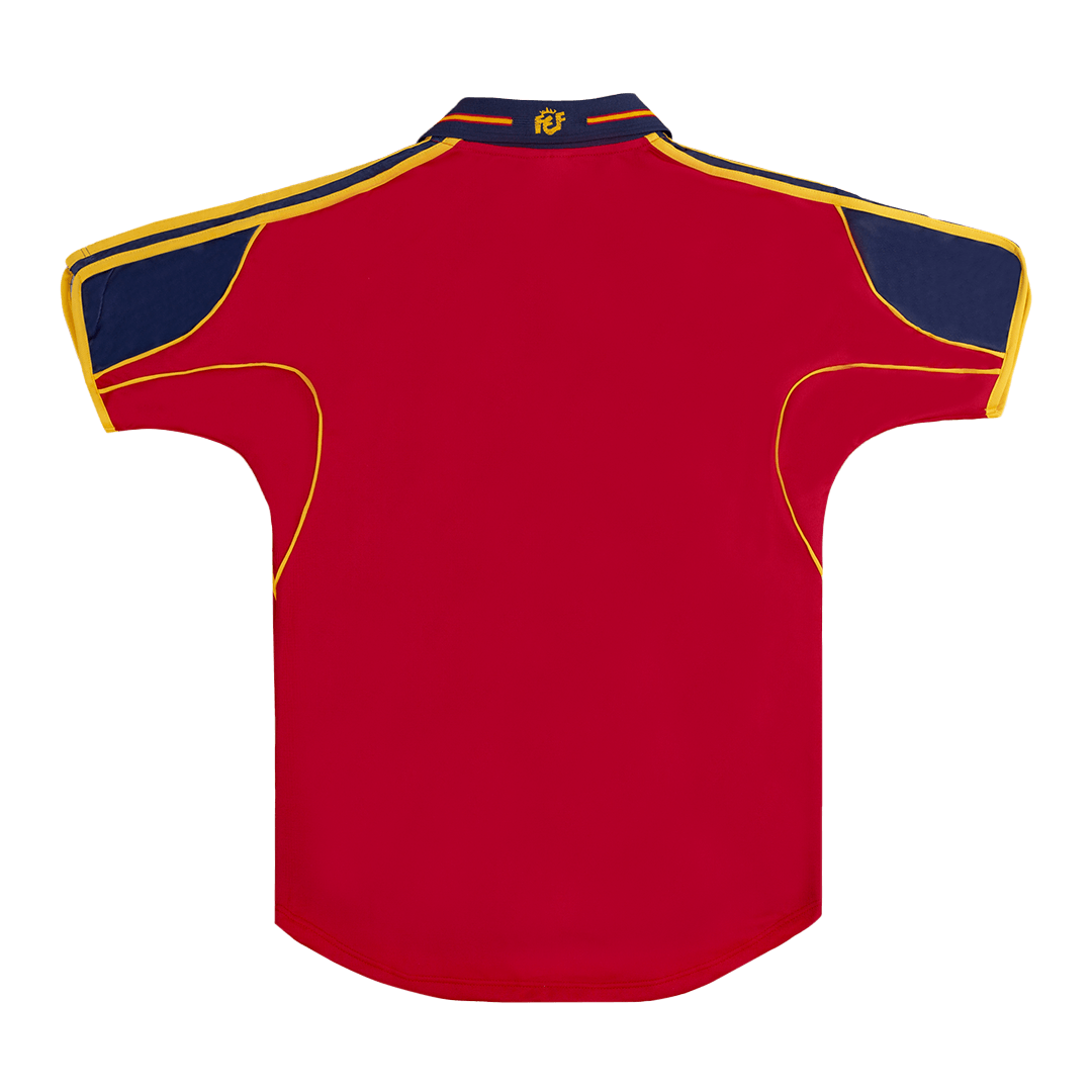 Spanien Hemma Fotbollströjor Euro 2000 Retro