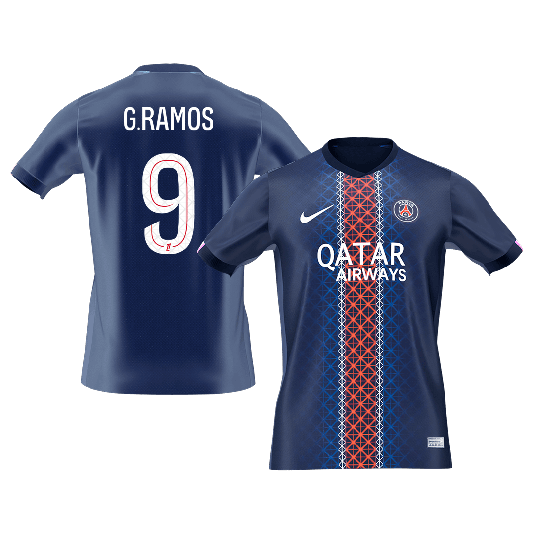 G.RAMOS #9 PSG Tröja 2025/26 Hemma Premium Mörkblå