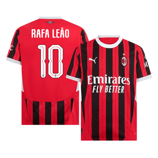 AC Milan Hemma Fotbollströja RAFA LEÃO #10 2024/25 - UCL-1