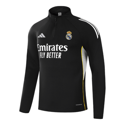 Real Madrid Tröja & Träningsset(Jacka+Byxor) 2025/26 Svart Barn
