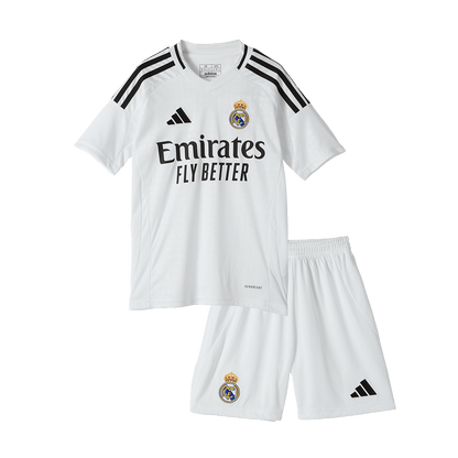 Real Madrid Hemma Fotbollströja BELLINGHAM #5 2024/25 Fotbollssats Barn Premium
