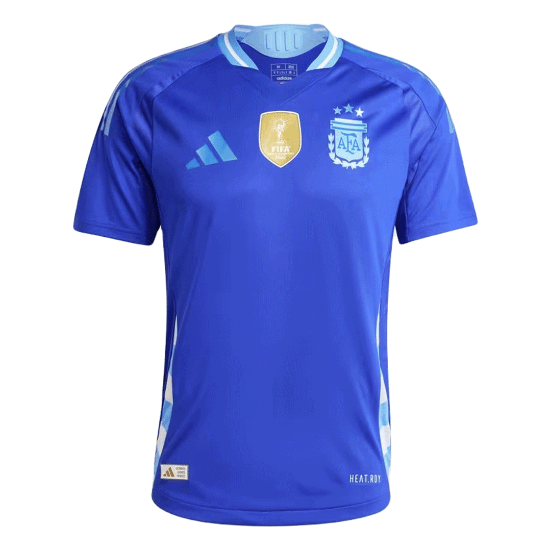 MESSI #10 Argentina Borta Fotbollströjor 2024 Autentisk