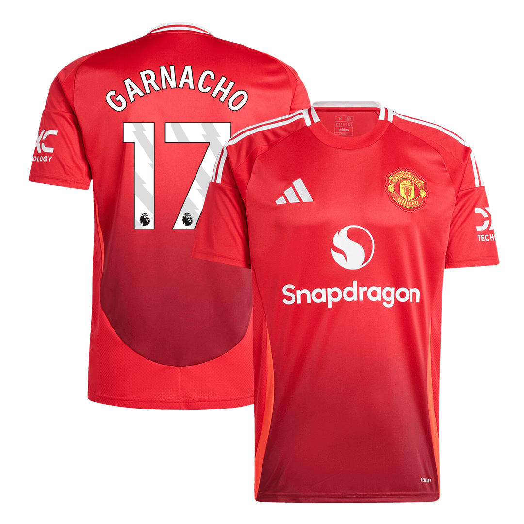 Manchester United Hemma Fotbollströja GARNACHO #17 2024/25 Premium