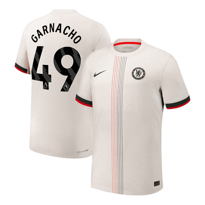 Chelsea Tröja GARNACHO #49 2025/26 Borta Autentisk Vit
