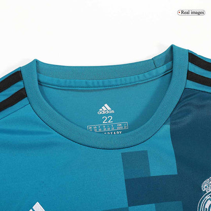 Real Madrid Tredjeställ Fotbollströja 2017/18 Fotbollssats Barn