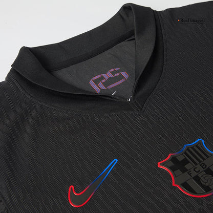 Barcelona Borta Fotbollströja 2024/25 Autentisk - Spotify-logotyp