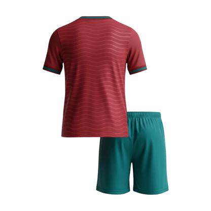 Portugal Tröja 2026 Hemmaställ Röd Barn - World Cup 2026-2