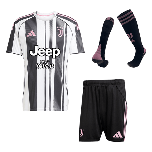 Juventus Tröja Hemmaställ 2025/26 Black&White