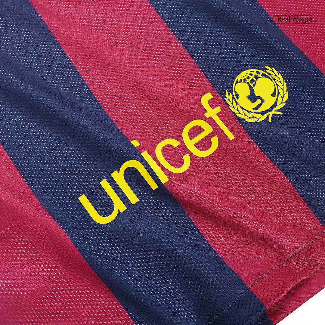 Retro Barcelona Hemma Fotbollströja MESSI #10 2014/15