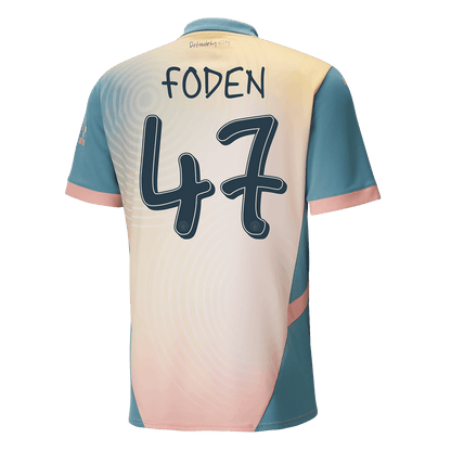 Manchester City Fjärde borta Fotbollströja FODEN #47 2024/25 - Definitely City