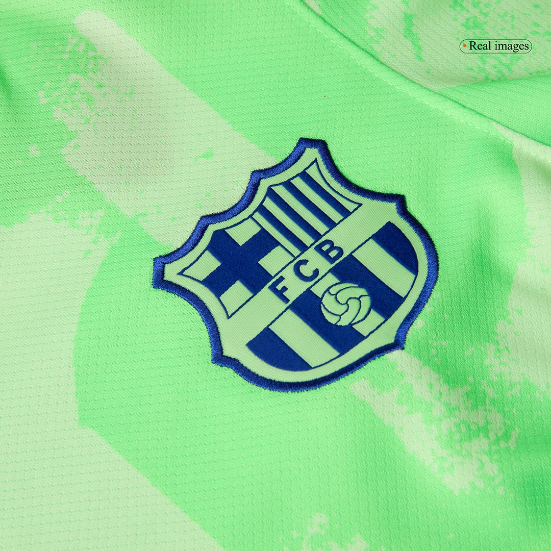 Barcelona Tredjeställ Fotbollströja GAVI #6 2024/25 Premium - UCL