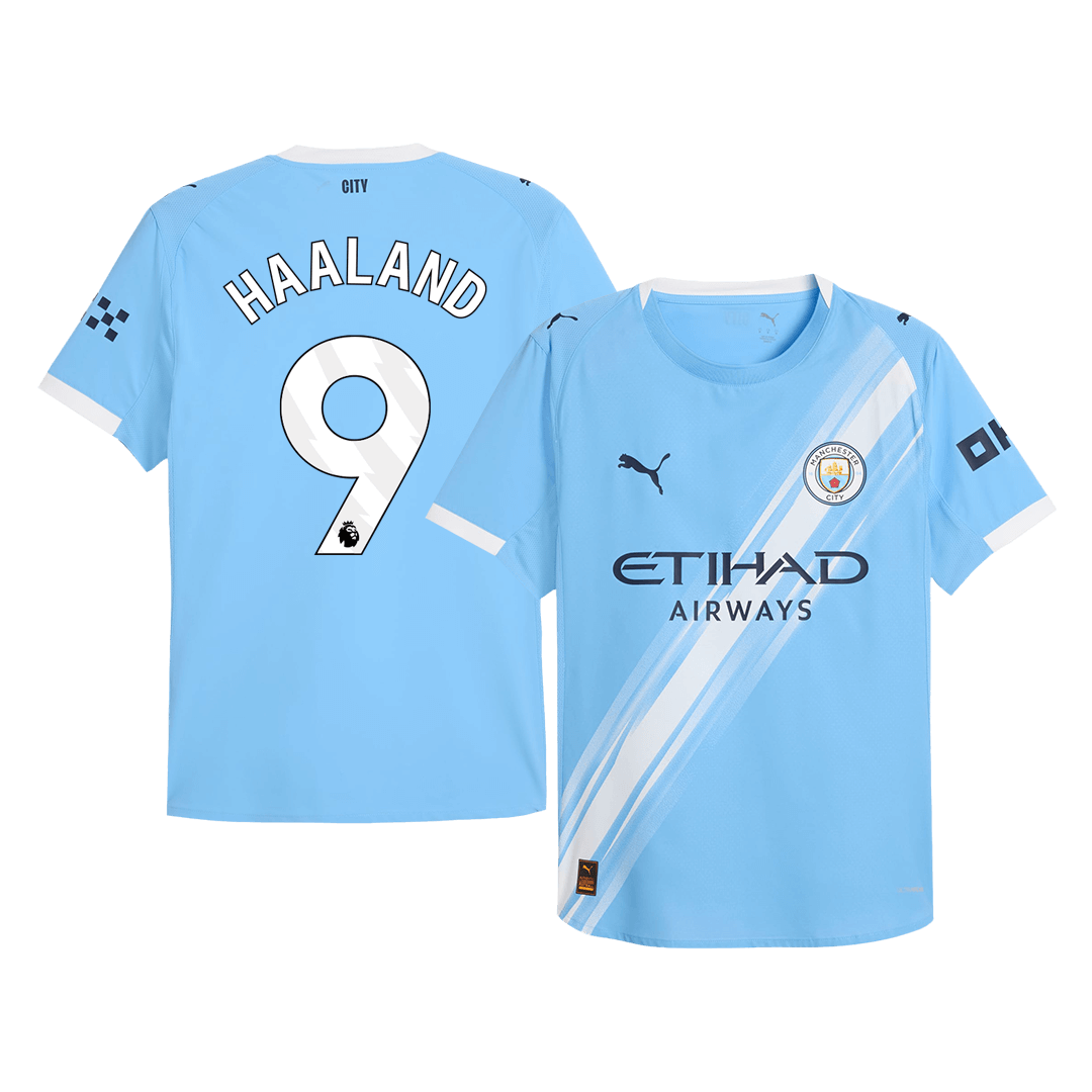 HAALAND #9 Manchester City Hemma Tröja 2025/26 Autentisk