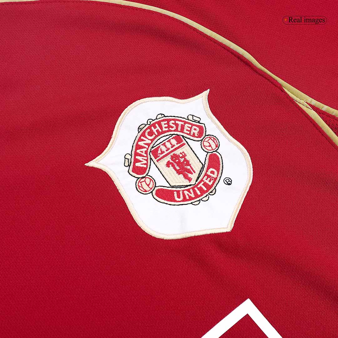 Retro Manchester United Hemma Fotbollströja 2006/07