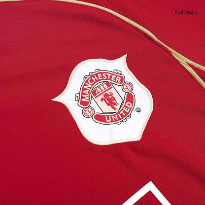 Retro Manchester United Hemma Fotbollströja 2006/07