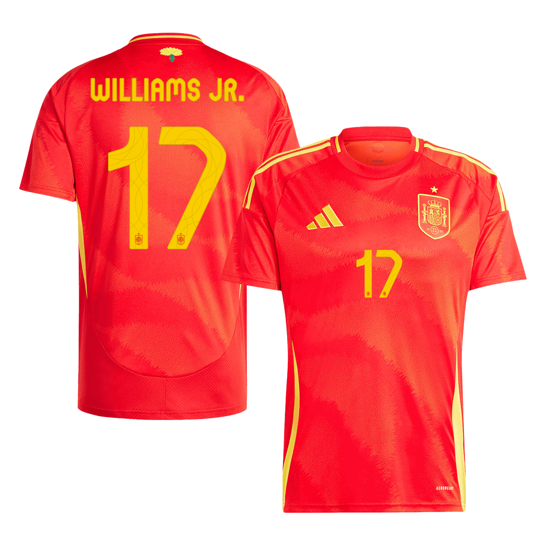 WILLIAMS JR. #17 Spanien Hemma Fotbollströjor Euro 2024