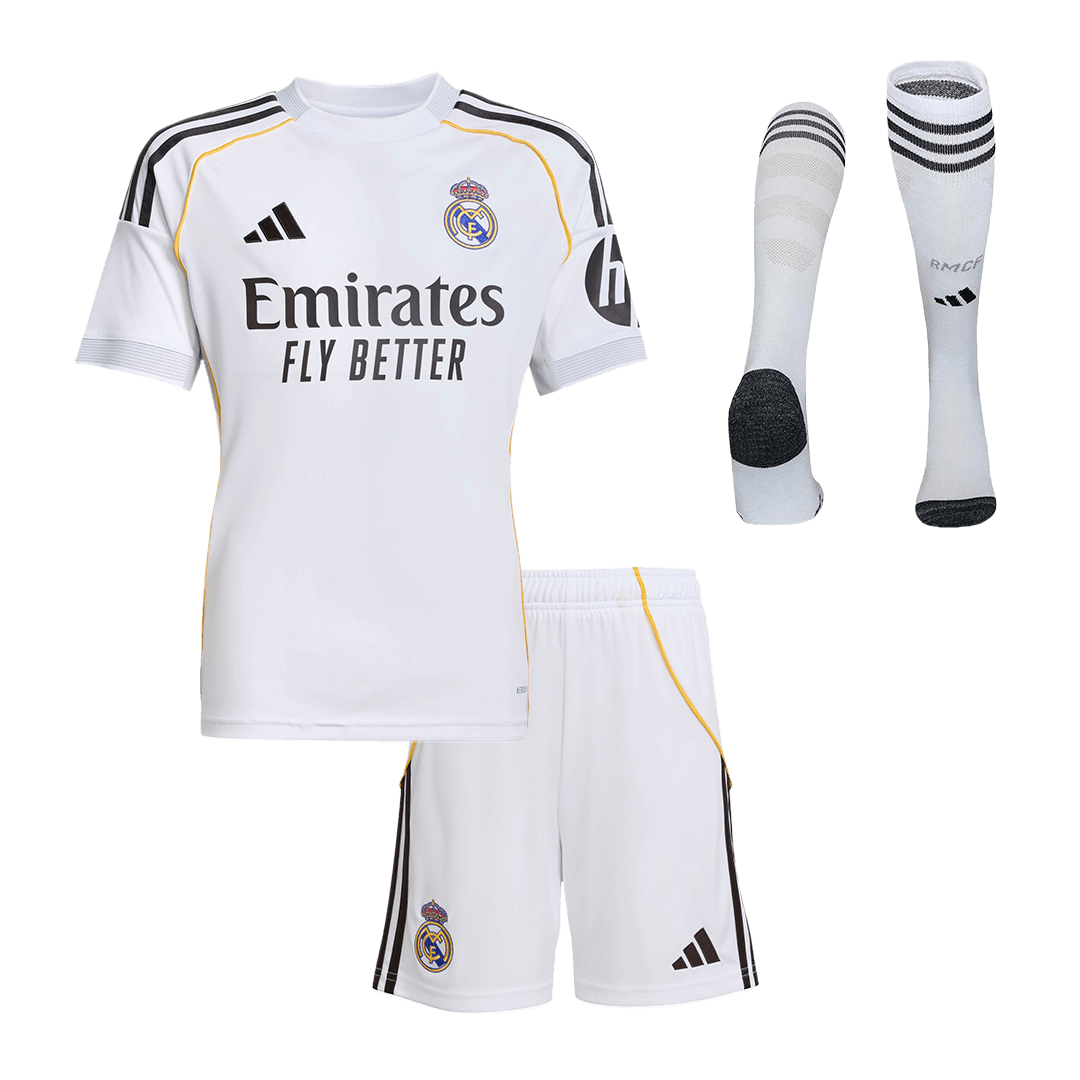 Real Madrid Tröja 2025/26 Hemmaställ Vit Barn stora storlekar