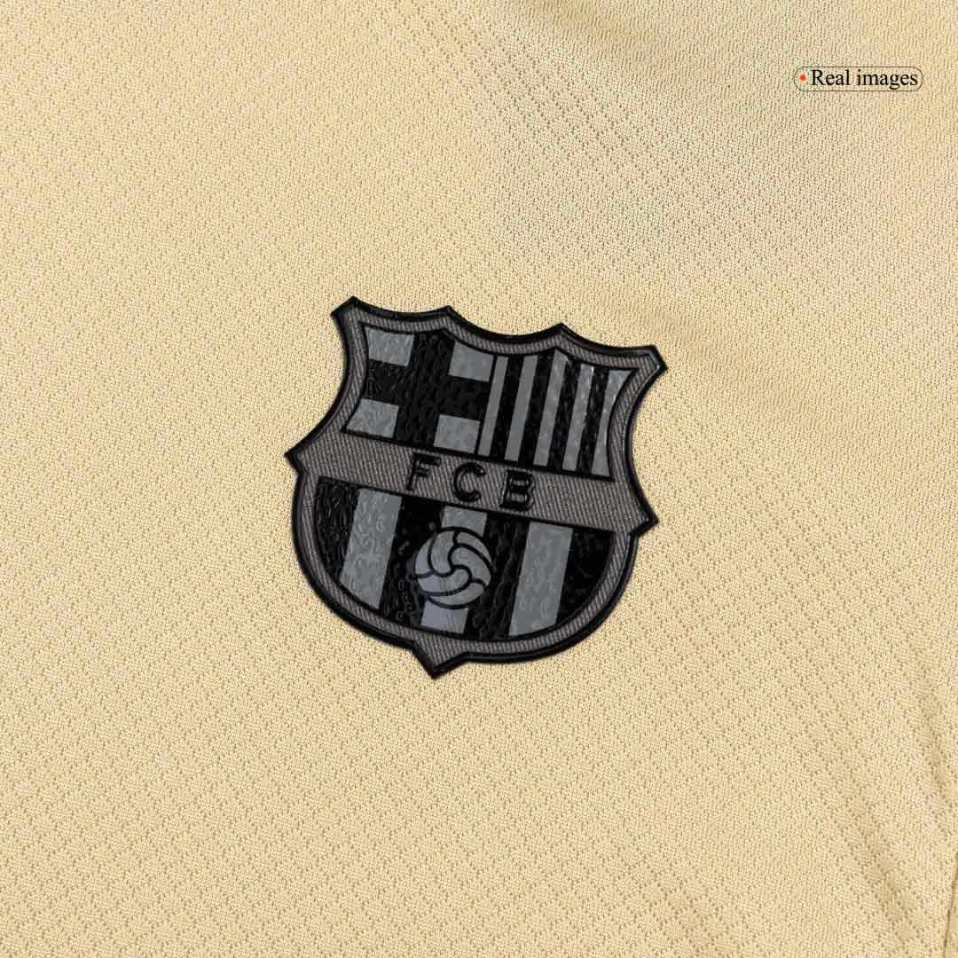 Barcelona Tröja 2025/26 Bortaställ Gul Barn