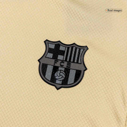 Barcelona Tröja 2025/26 Bortaställ Gul Barn