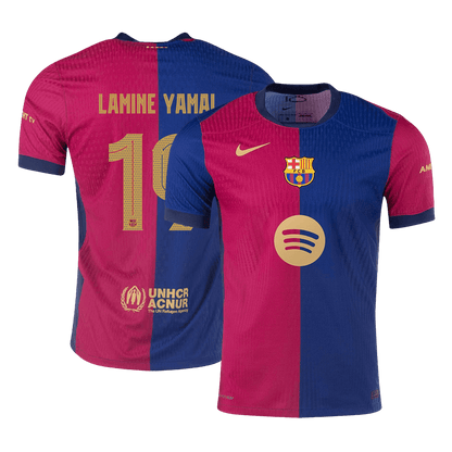 Barcelona Hemma Fotbollströja LAMINE YAMAL #19 2024/25 Autentisk - UCL