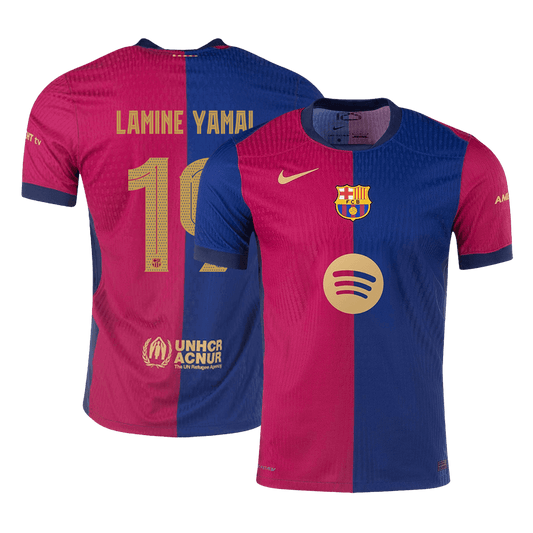 Barcelona Hemma Fotbollströja LAMINE YAMAL #19 2024/25 Autentisk - UCL