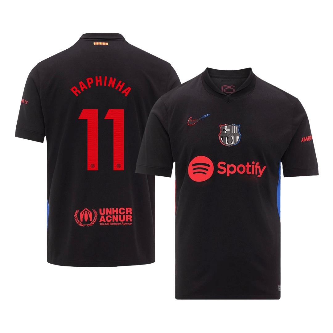 Barcelona Borta Fotbollströja RAPHINHA #11 2024/25