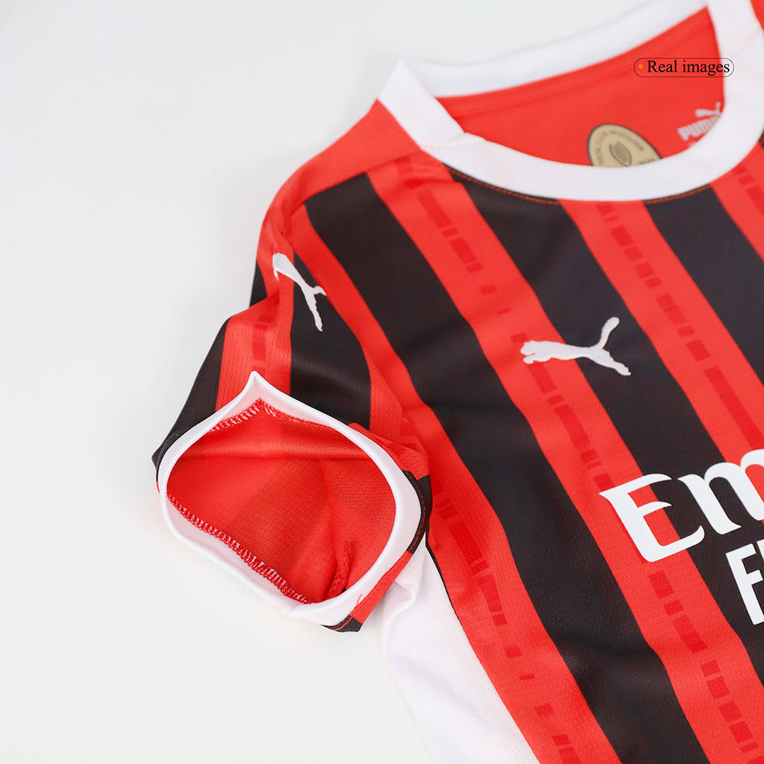 AC Milan Hemma Fotbollströja 2024/25 Fotbollssats Barn