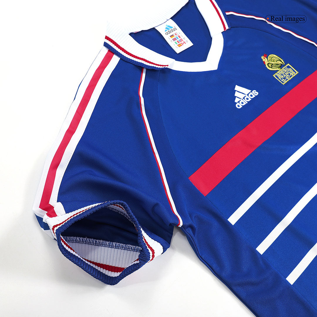 Retro Frankrike Hemma Fotbollströjor 1998