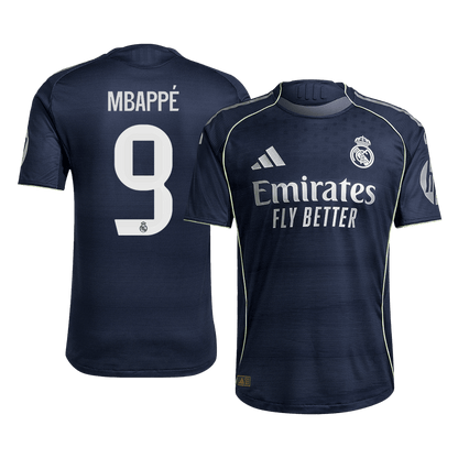 MBAPPÉ #9 Real Madrid Tröja 2025/26 Borta Autentisk