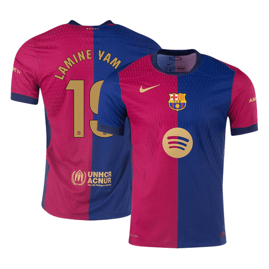 Barcelona Hemma Fotbollströja LAMINE YAMAL #19 2024/25 Autentisk