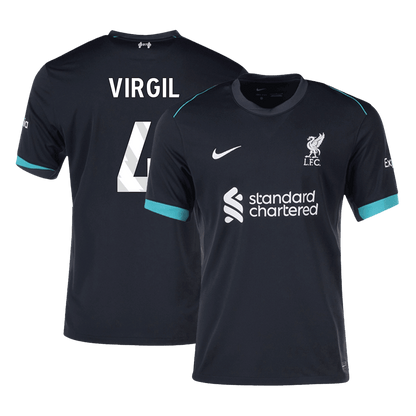 Liverpool Borta Fotbollströja VIRGIL #4 2024/25