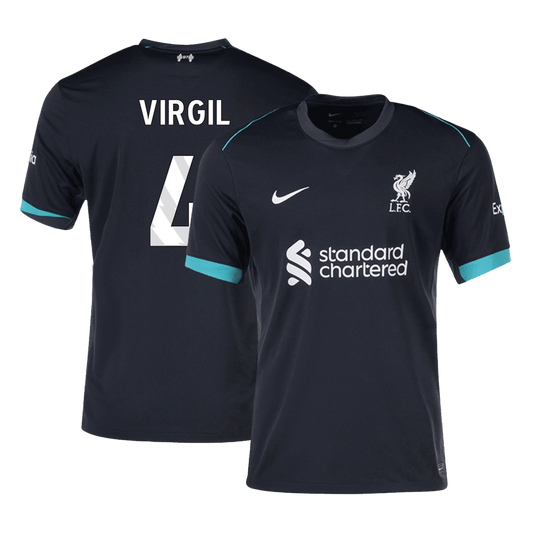 Liverpool Borta Fotbollströja VIRGIL #4 2024/25