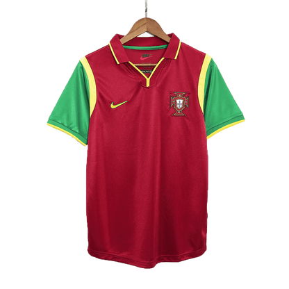 Portugal Hemma Fotbollströjor 1999 Retro