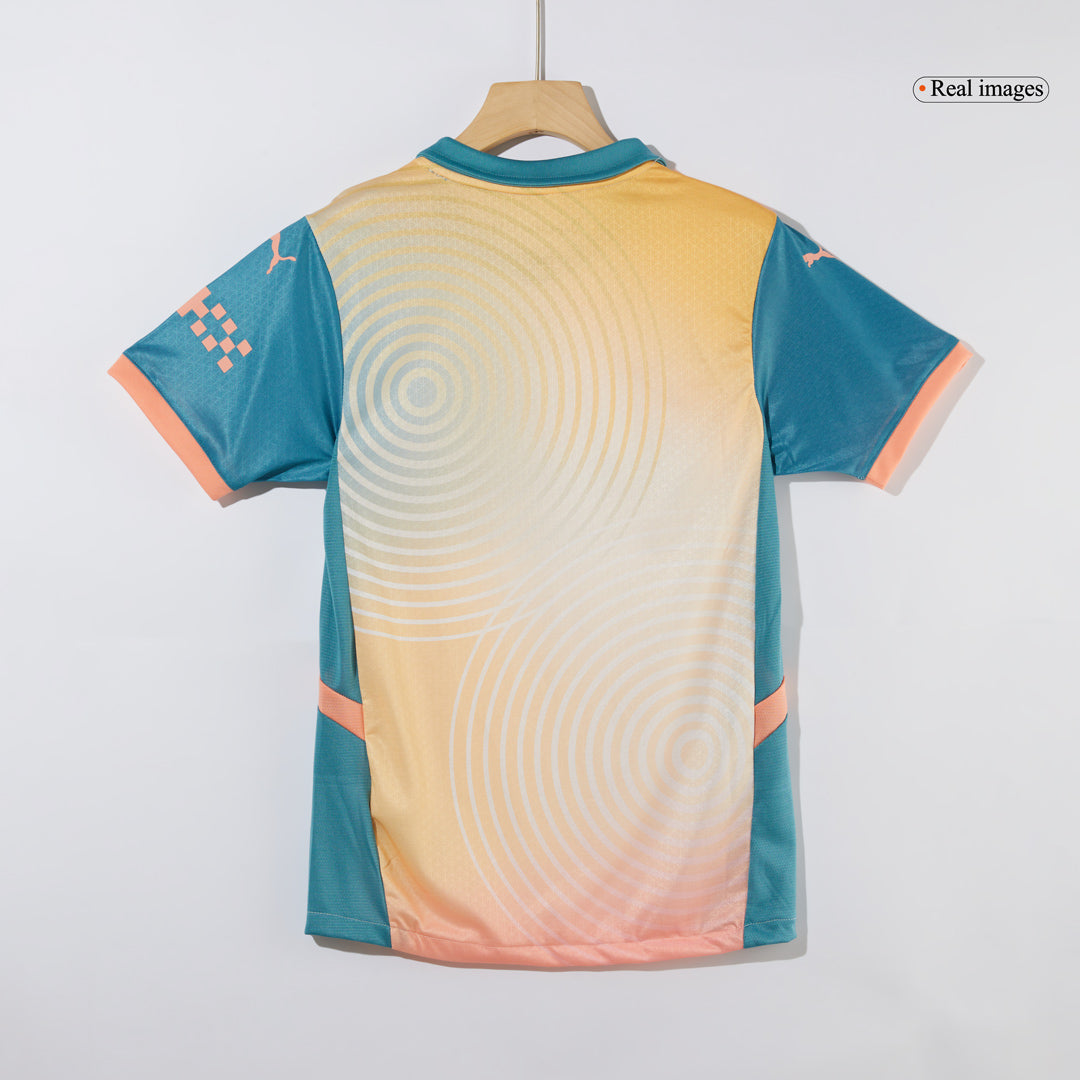 Manchester City Fjärde borta Fotbollströja HAALAND #9 2024/25 Autentisk - Definitely City