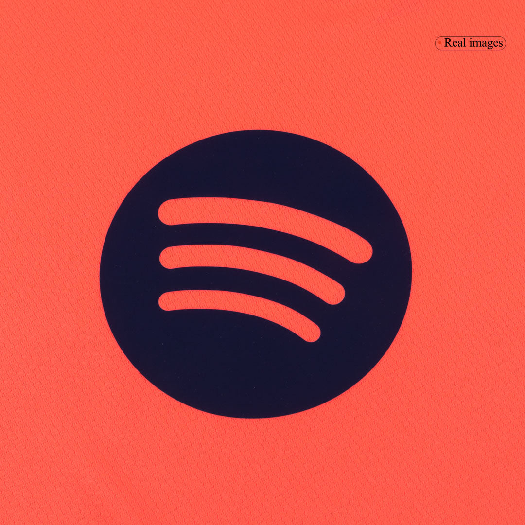 Barcelona Tröja Tredjeställ 2025/26 Orange-10