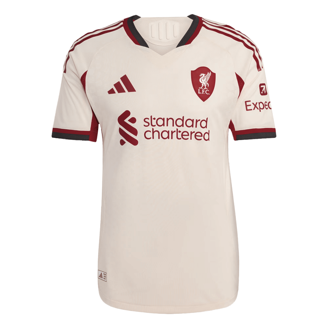 Liverpool Tröja ISAK #9 2025/26 Borta Autentisk Vit