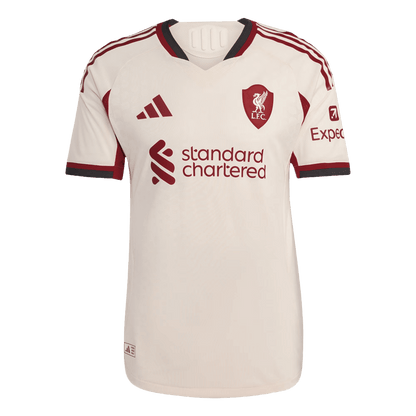 Liverpool Tröja ISAK #9 2025/26 Borta Autentisk Vit