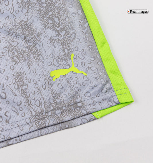 Manchester City Tröja 2025/26 Tredjeställ Grå Barn-1