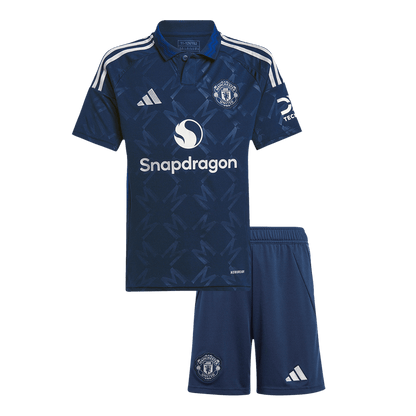 Manchester United Borta Fotbollströja 2024/25 Fotbollssats Barn