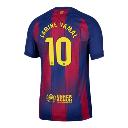 LAMINE YAMAL #10 Barcelona Tröja 2025/26 Hemma Autentisk