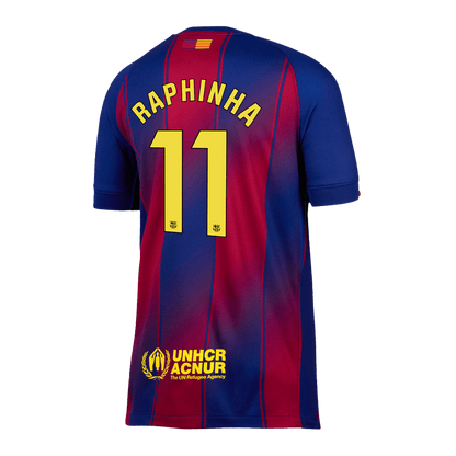 RAPHINHA #11 Barcelona Tröja 2025/26 Hemma