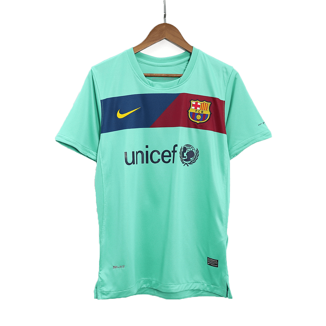 Retro Barcelona Borta Fotbollströja DAVID VILLA #7 2010/11