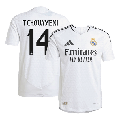 Real Madrid Hemma Fotbollströja TCHOUAMENI #14 2024/25 Autentisk